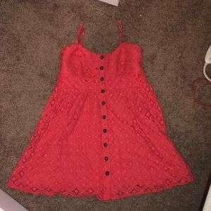 Pink coral dress (shorter)